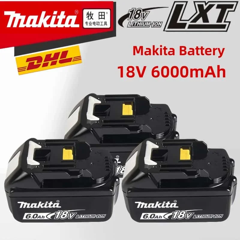 

genuine Makita 6.0Ah makita 18V batteryused for Makita 18V power tool battery LXT BL1830B BL1840B BL1850B replacement✅