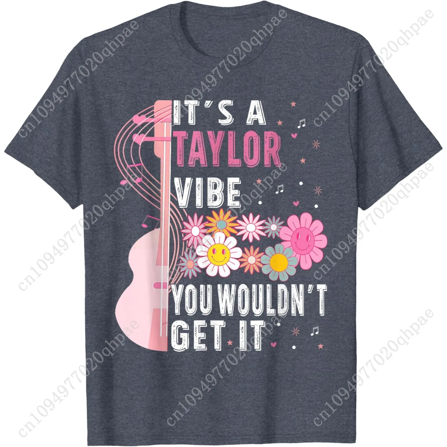 เสื้อยืดลาย It's A Taylor Vibe You Wouldn't Get It Groovy สำหรับผู้หญิง ผู้ชาย และเด็ก