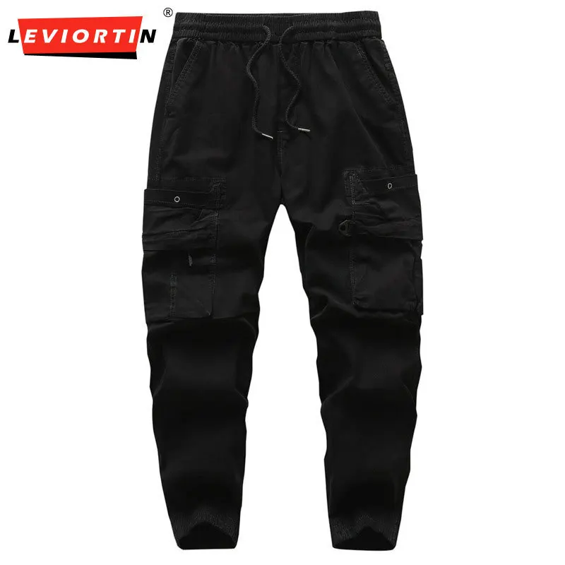 2025 Men's Autumn/Winter New Japanese Trendy Brand Retro Fashion Loose Multi Pocket Design workwear Sports Leg Tight Pants
