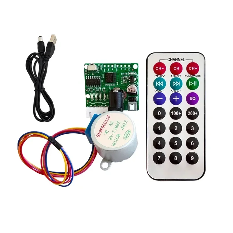 HXY-1PCS DC 5V ULN2003 DIY Stepper Motor Driver Board 28BYJ48 Infrared Remote Control New