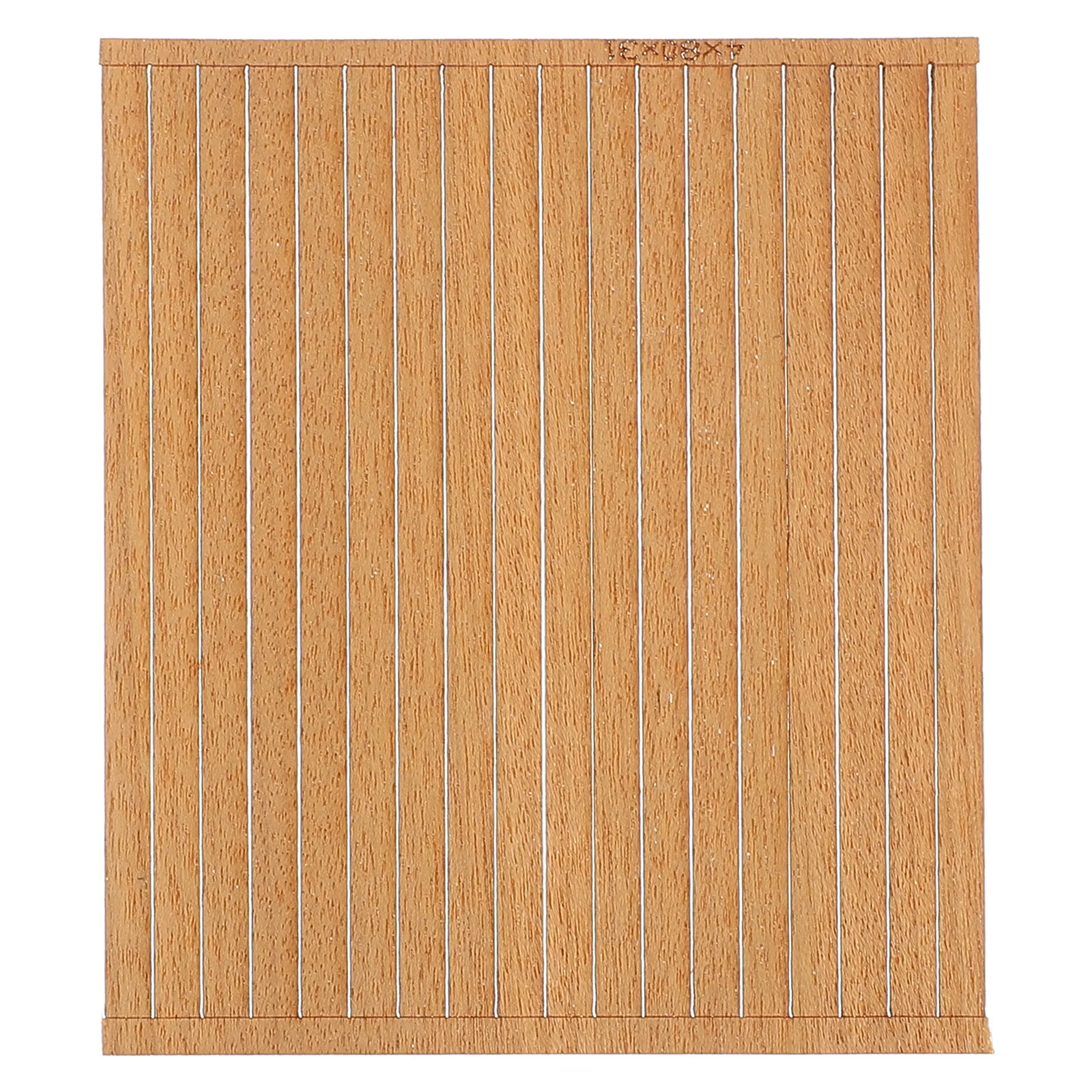 Bandes de terrasse de bateau en bois massif, 80 pièces, Mini Kit de réparation, planches en bois durables pour maison de poupée, accessoire de décoration de sol