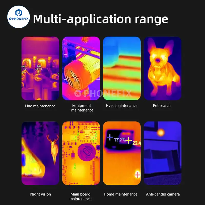 MaAnt RC-3 RC-4 Infrared Thermal Camera 256*192 Thermal Imaging Analyzer Macro Lenses for PCB Leakage Short-circuit Detection