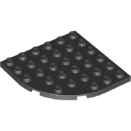 PLATE 6X6 W. BOW* D117 8 pcs DIY enlighten block brick part No. 6003 Compatible With Other Assembles Particles