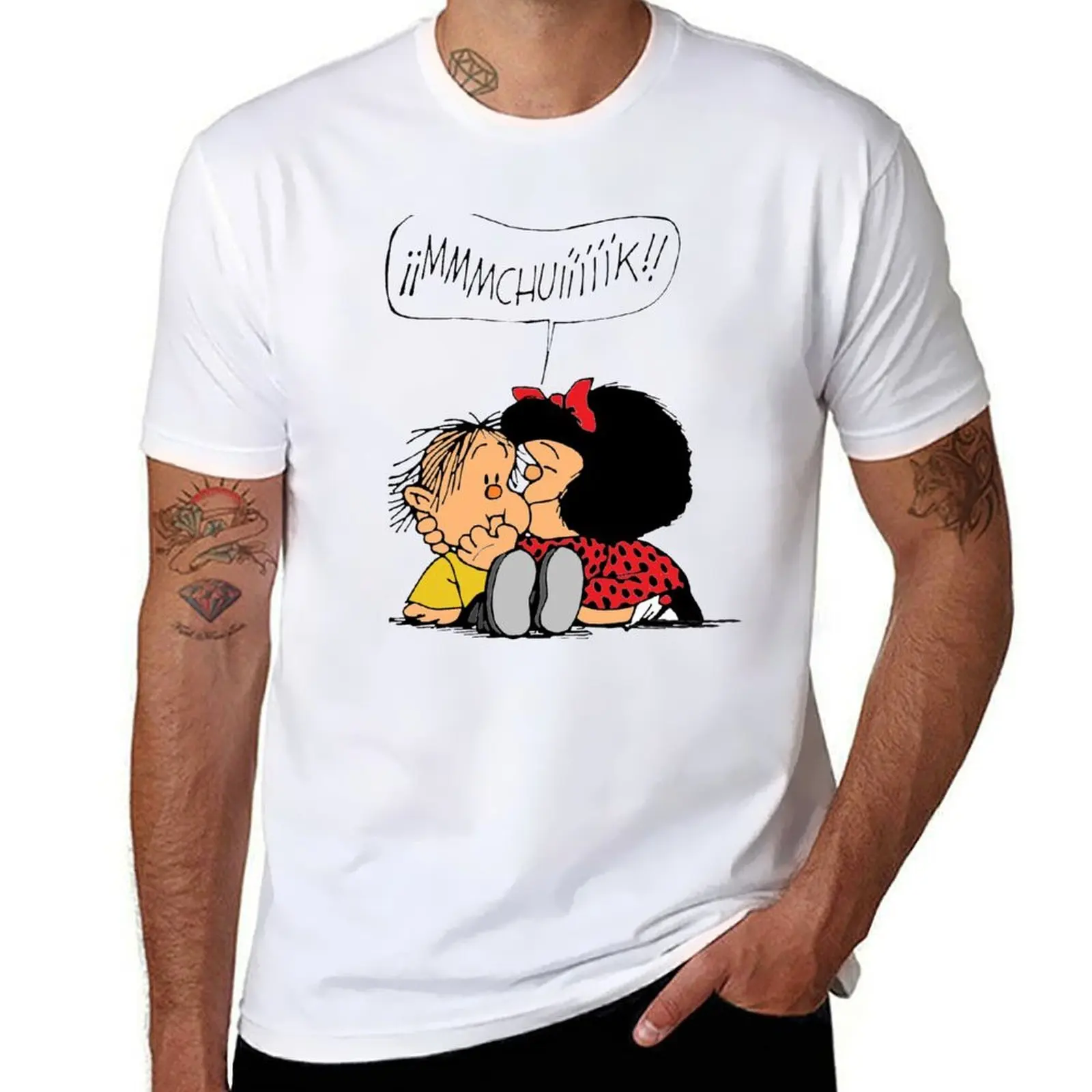 

Mafalda, Chuik T-Shirt t shirt man casual t shirts for man pack cotton T-Shirt