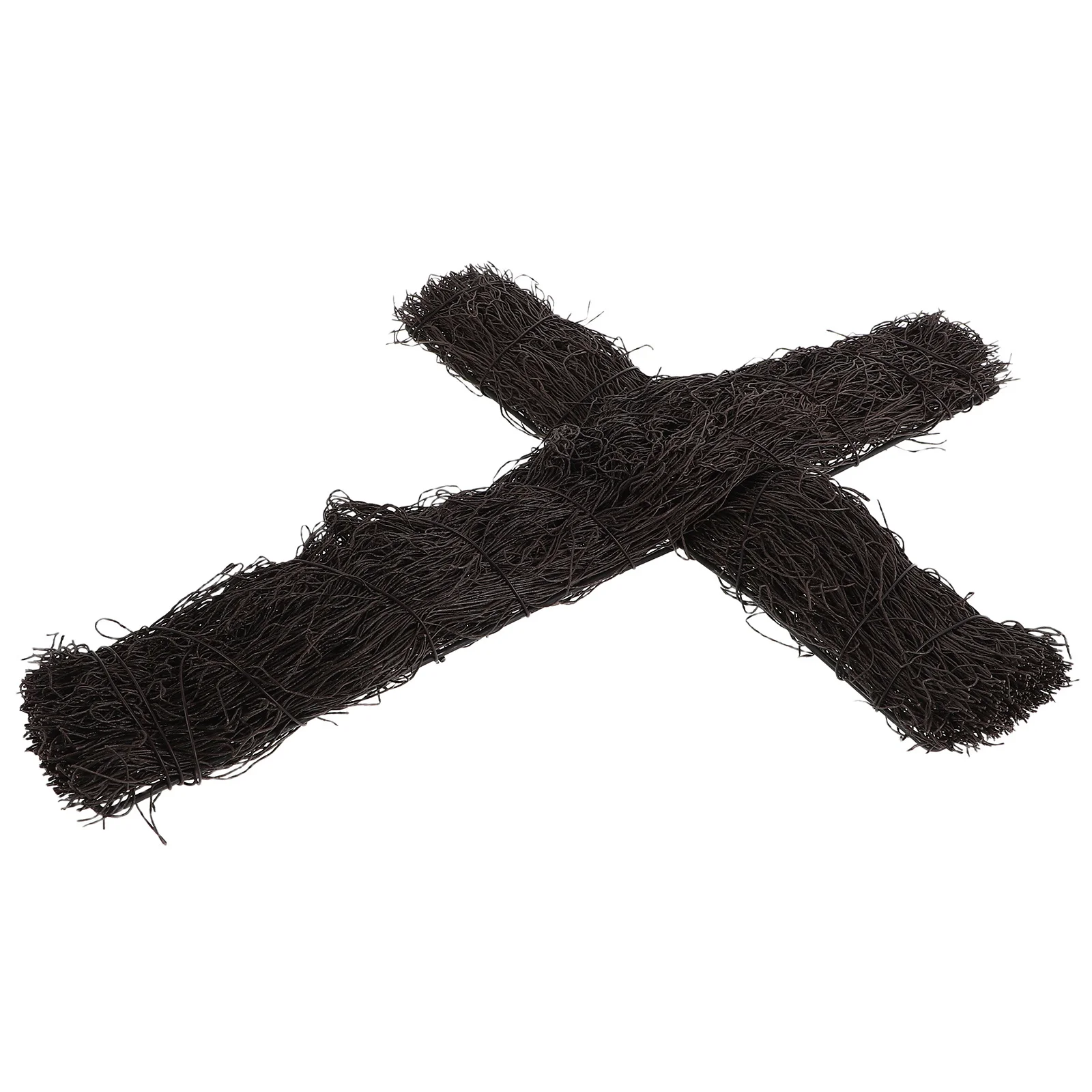 

3Pcs Easter Rattan Cross Garden Stakes Outdoor Decoration Unfinished Woven Cross Party Yard Ornament