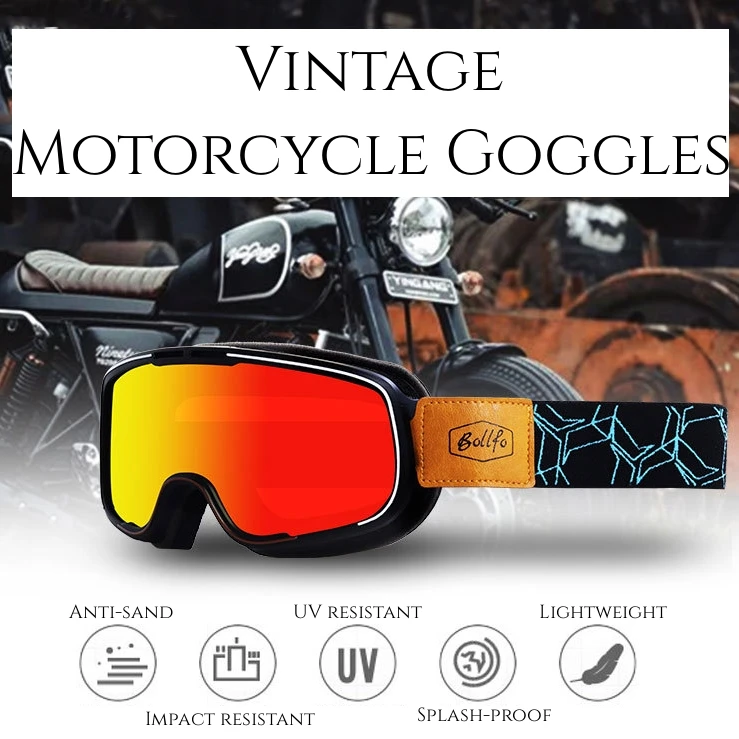 

Motorcycle Helmet Retro Fiberglass Motocross Helmet casco moto Motorbike Full Face cascos para moto Vintage Harley Goggles