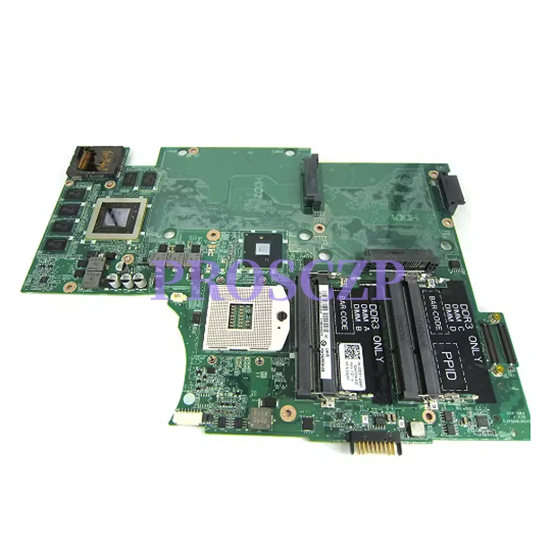 

CN-053JR7 053JR7 For DELL XPS 17 17R L701X Laptop Motherboard DAGM7BMBAF0 HM57 N11E-GE-A1 GT435M 3GB DDR3 Tested Good Free Shipp