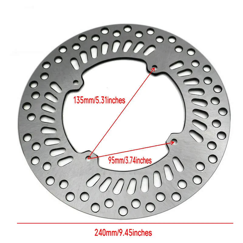 Motorcycle Off-road Vehicle Front Rear Brake Discs For Honda XR250 XR400 CRM250 XLR250 CR250 Disc Brake Disc