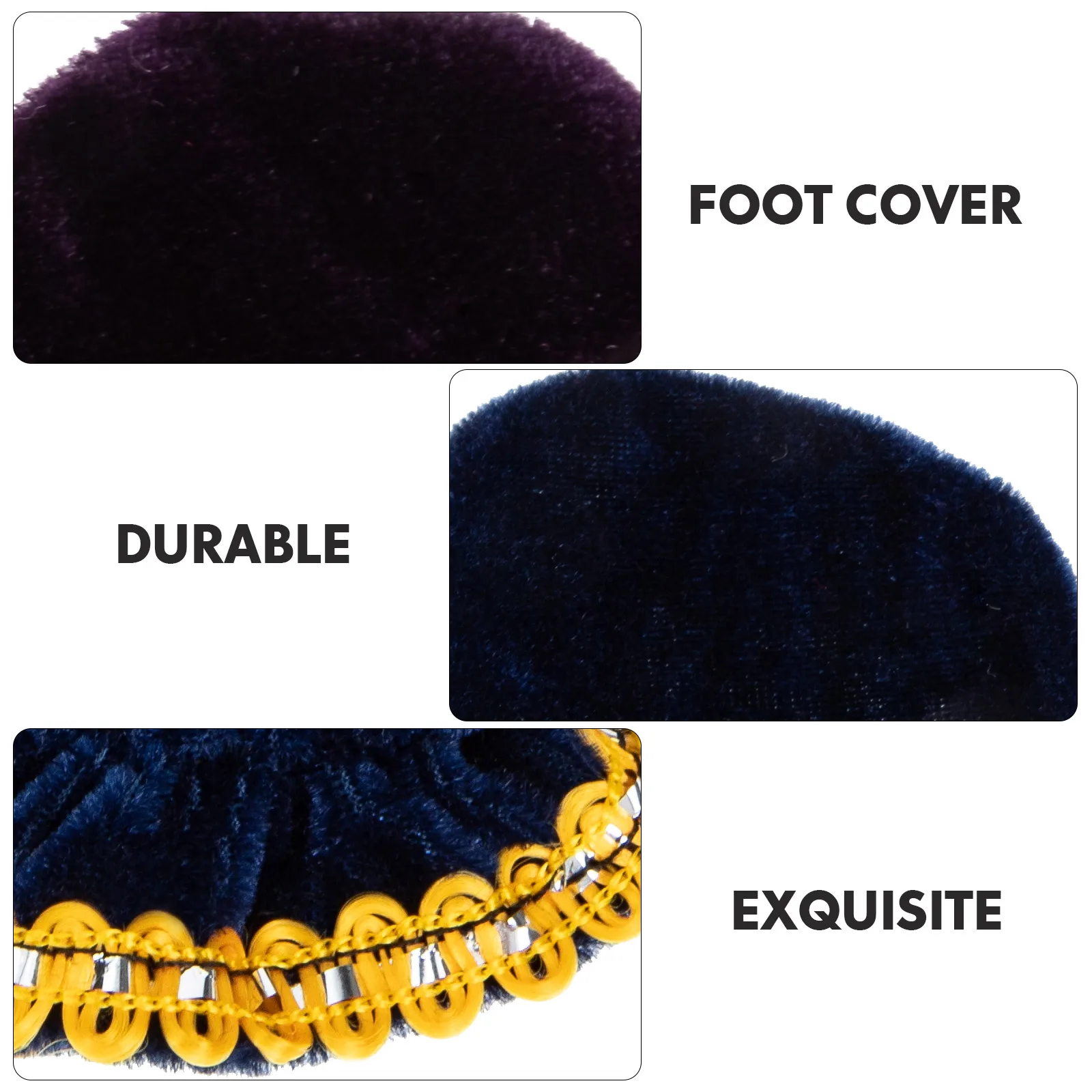 

6 Pcs Piano Pedal Embroidery Dust for Musical Instrument Glove Instruments & Accessories Protector