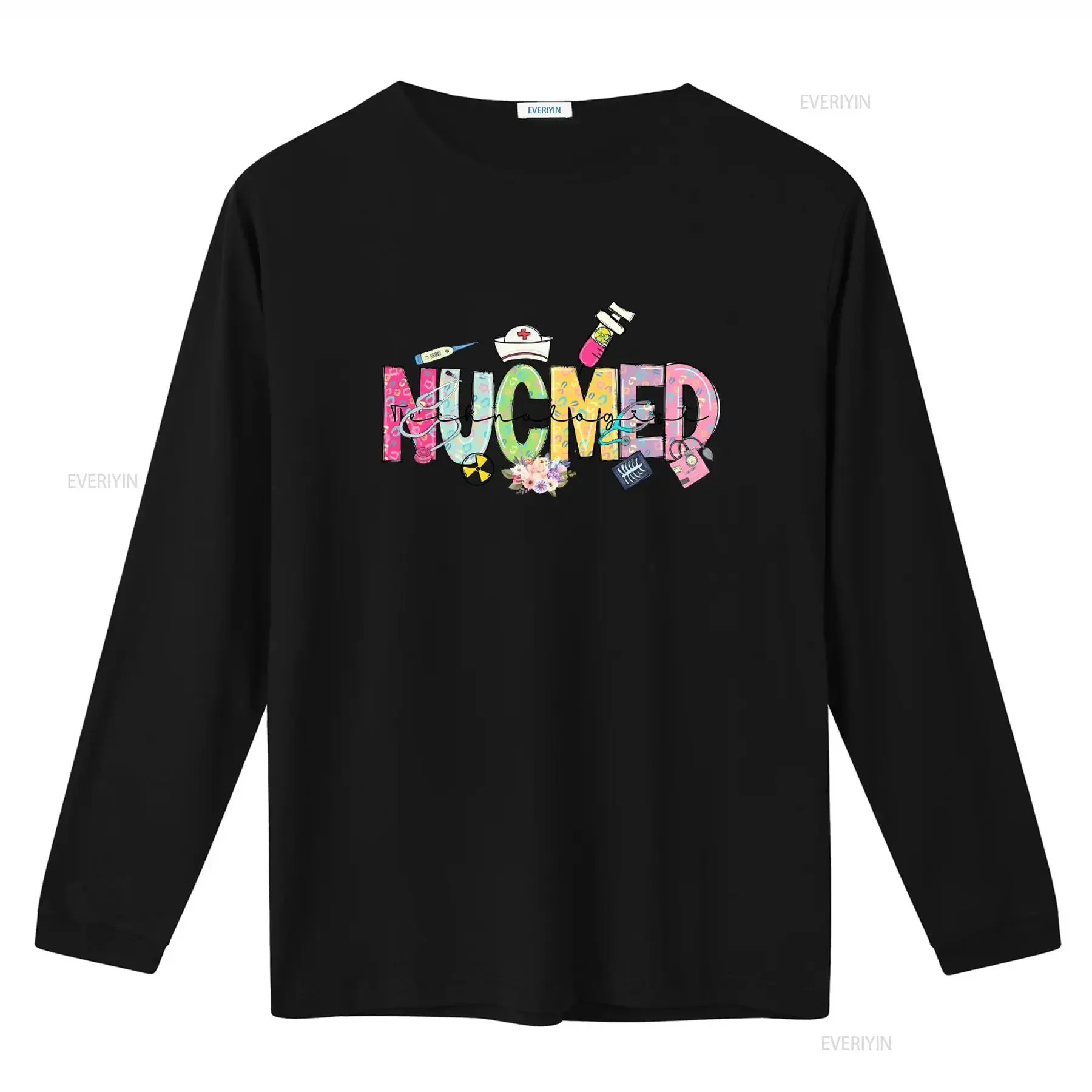 Nucmed Technologist T Shirt Nuclear Medicine Radiology Tech Cute Medical Theme Print vintage Washed homme Unisex fashion view 2