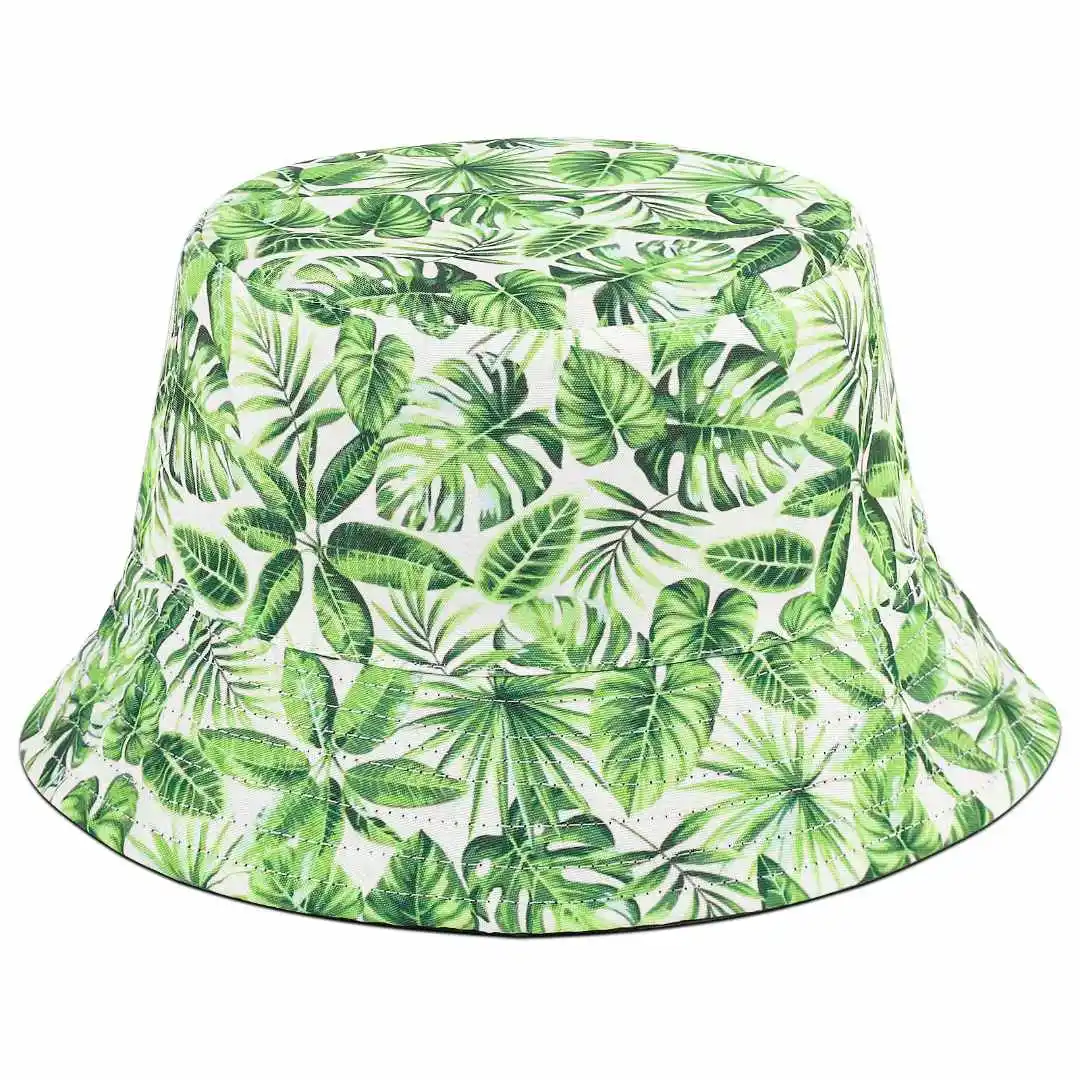 Unisex Double Sided Reversible Bucket Hats Funny Partterns Hip Hop Fisherman Hat Autumn Outdoor Panama Bob Hiking Sun Cap Gorra