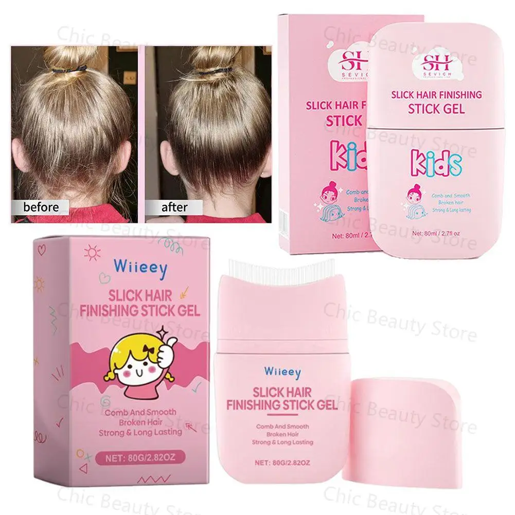 Children's Broken Hair Finishing Cream Hair Smoothing Liquid Cream Rapid Fixed Hair Gel Not Greasy Hair Dryness Styling