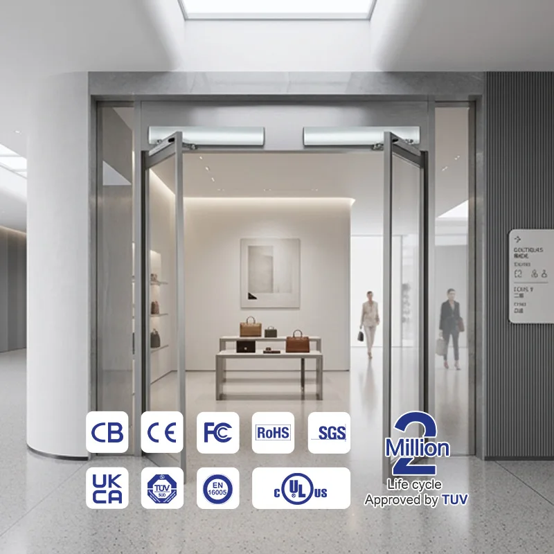 Turtech EN16005 SW500 Automatic Swing Door Opener 100W Brush Motor Automatic Remote-Controlled Door Operators Electric System