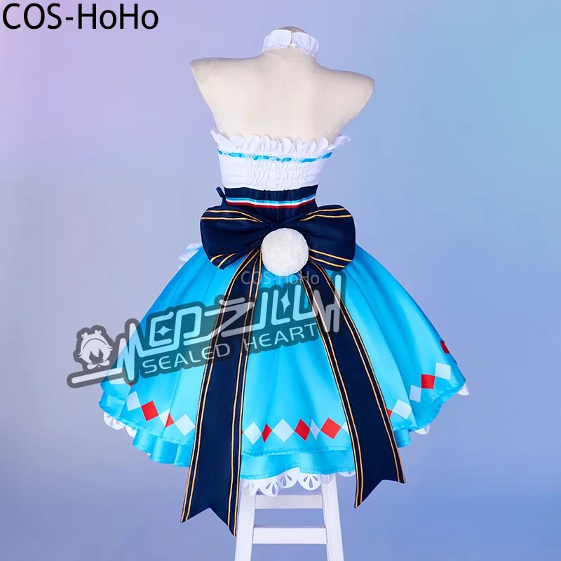 COS-HoHo Arknights Eyjafjalla Game Suit Gorgeous Lovely Dress Uniform Cosplay Costume Halloween Party Role Play Outfit Women