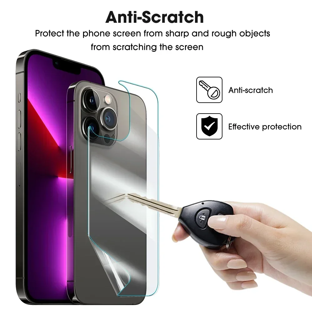 Full Cover Hydrogel Film for iPhone 16 Pro Max Plus Anti Scratch Soft Clear Back Screen Protector for iPhone16 16Plus Not Glass
