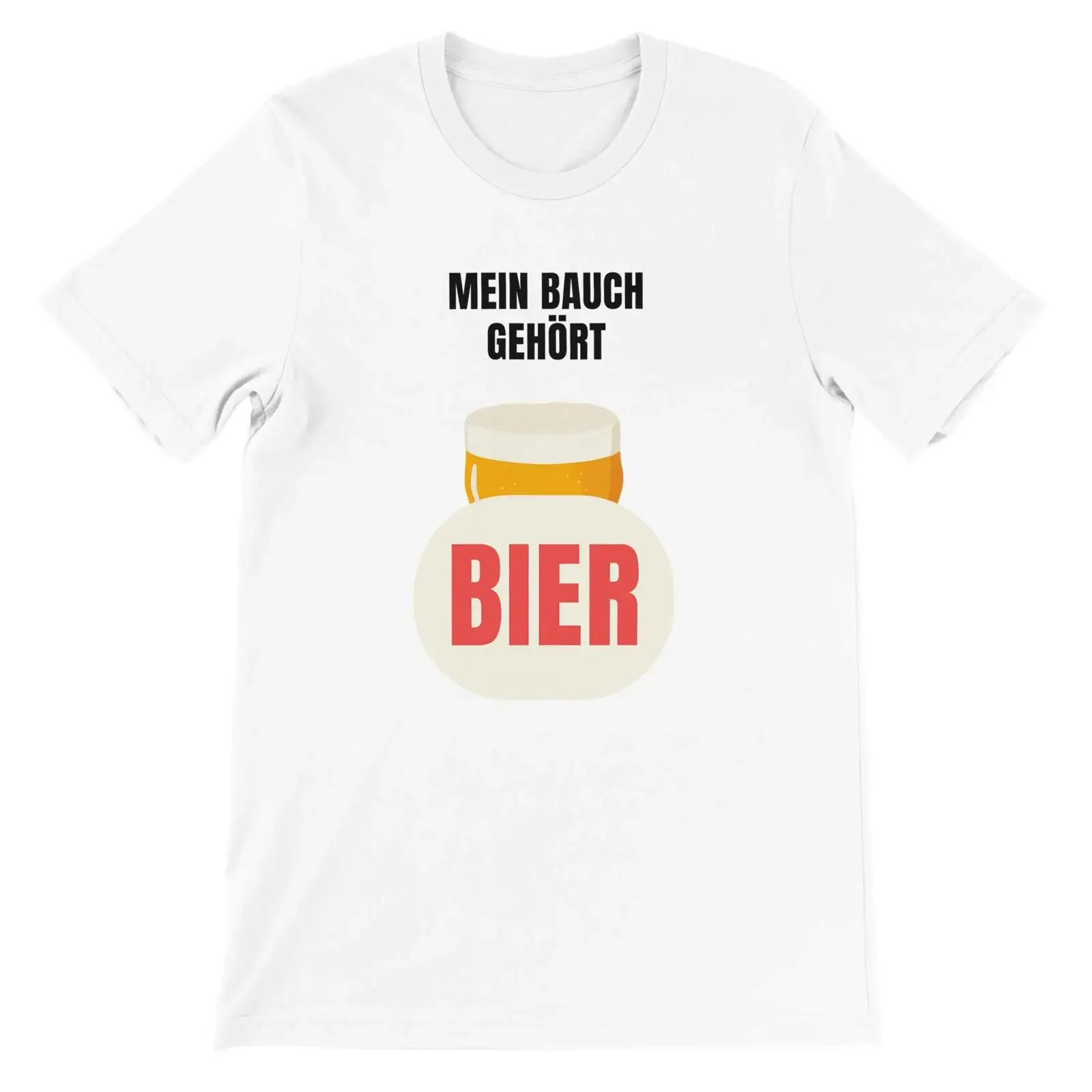OktoberfesT T Shirt with the German beer joke Mein Bauch gehört Bier Half Pink Version vintage Washed Stretched streetwear