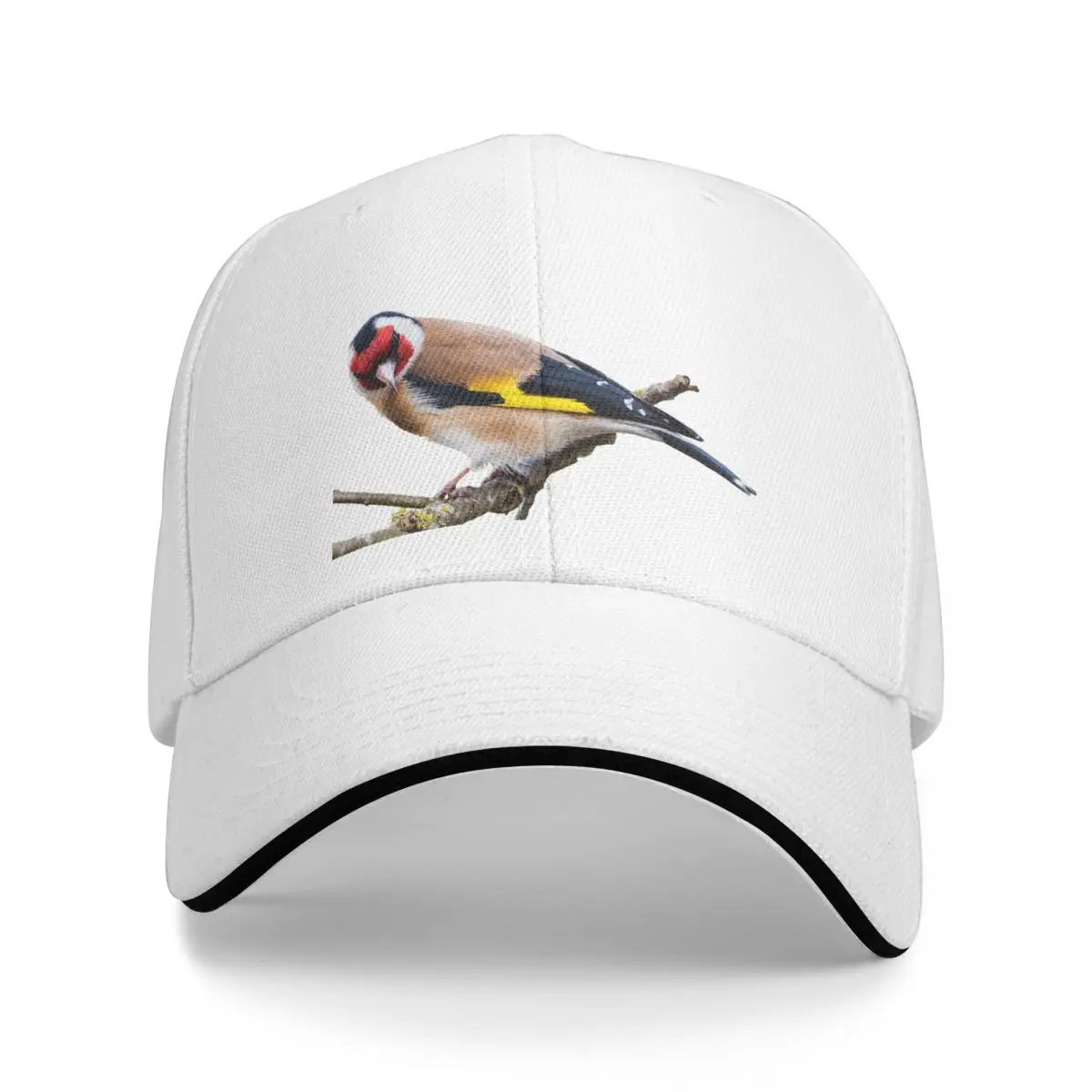 Beautiful Bird Goldfinch Baseball Cap Outdoor Sports High Quality Hip Hop Hats Couple Women Street Style Custom Snapback Cap