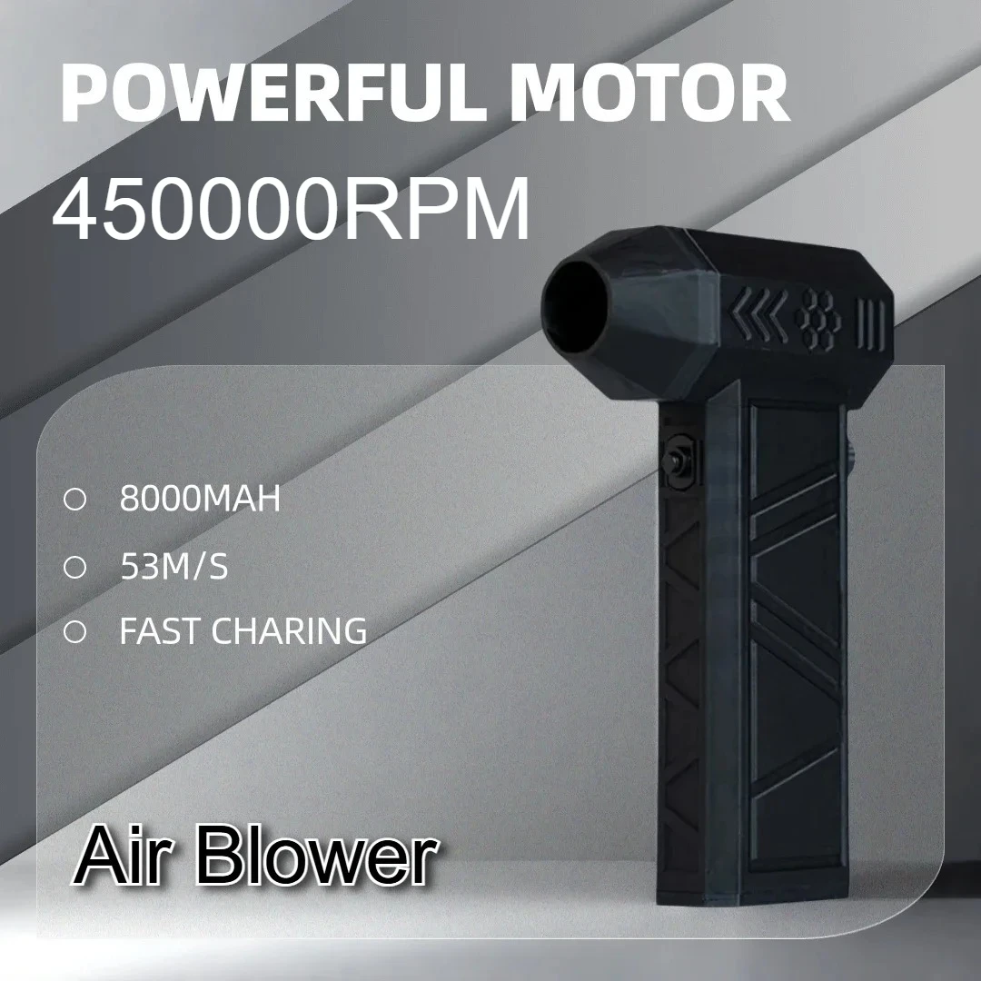 

Turbo Jet Fan 450000RPM X7 Vacuum Cleaner Air Blower Wind Speeds 53m/s Electric Turbo Blower Multifunctional Blowing Dust Dryer