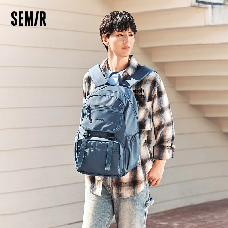 

Semir Backpack Men 2024 New Lightweight Large Capacity Computer Bag Schoolbag Texture Sense Couple Backpack