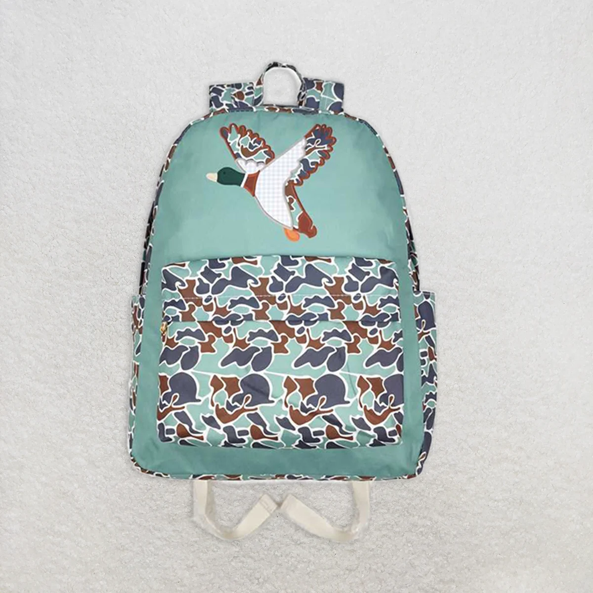 أطفال بنين بطة كامو الصيد على ظهره التمويه يوم المشي لمسافات طويلة على ظهره للبنين والبنات مع مقصورات متعددة 13*5*17 بوصة