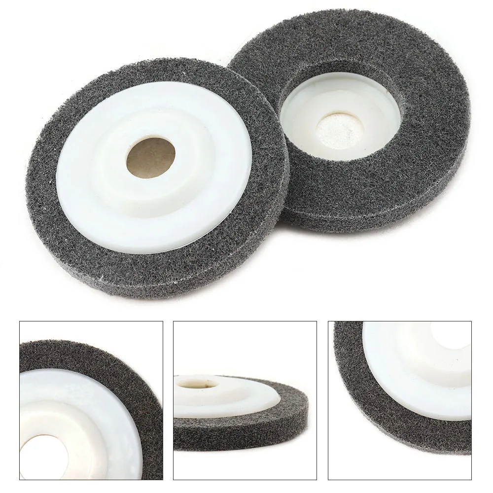 Wol Baja Stianless Merasa Flap Poles Roda Disk 4 "/5"/4.5 "Sudut Penggiling Bantalan Buffing untuk Medis Kaca Marmer Logam Tahan Lama