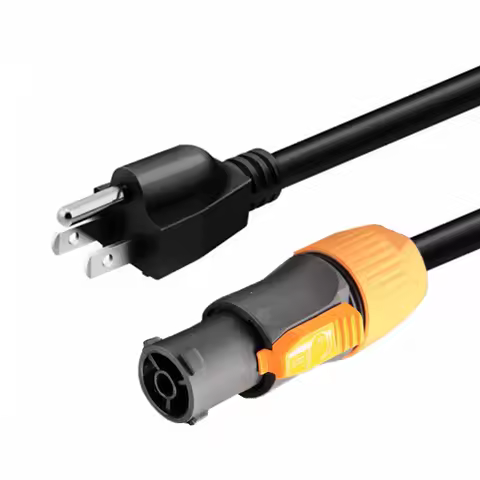 True1 to NEMA 5-15P Power Cable 3x1.5mm&sup2; Extension Cord for Stage Lighting Audio Equipment LED Beam Light 1m 2m 3m 5m