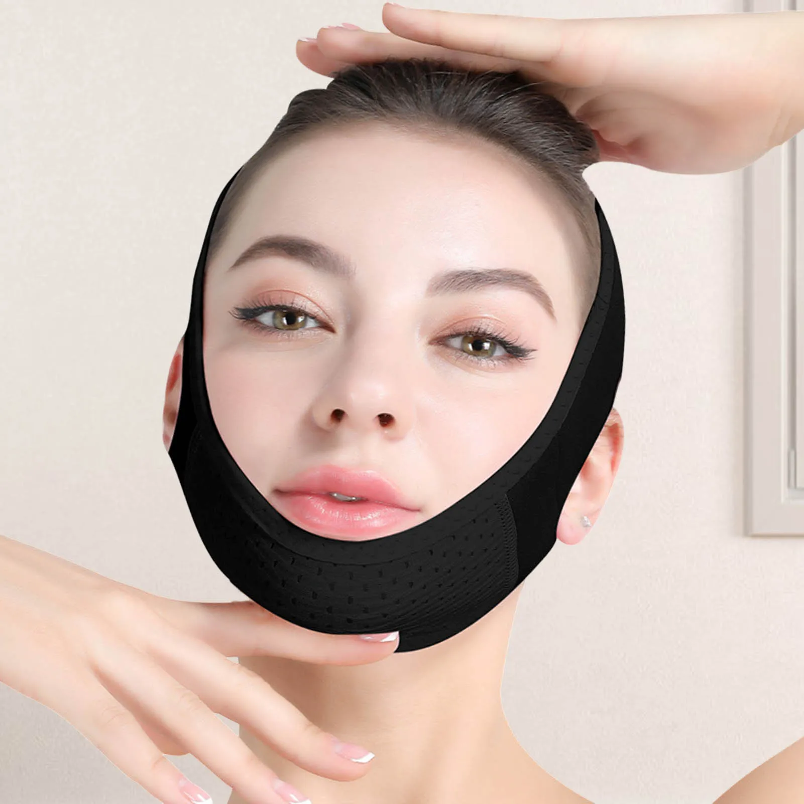 Facial V-Shaped Up Lift Belt Anti-wrinkle Face Slimmer Facial Strap Gift for Women Wife Girlfriend