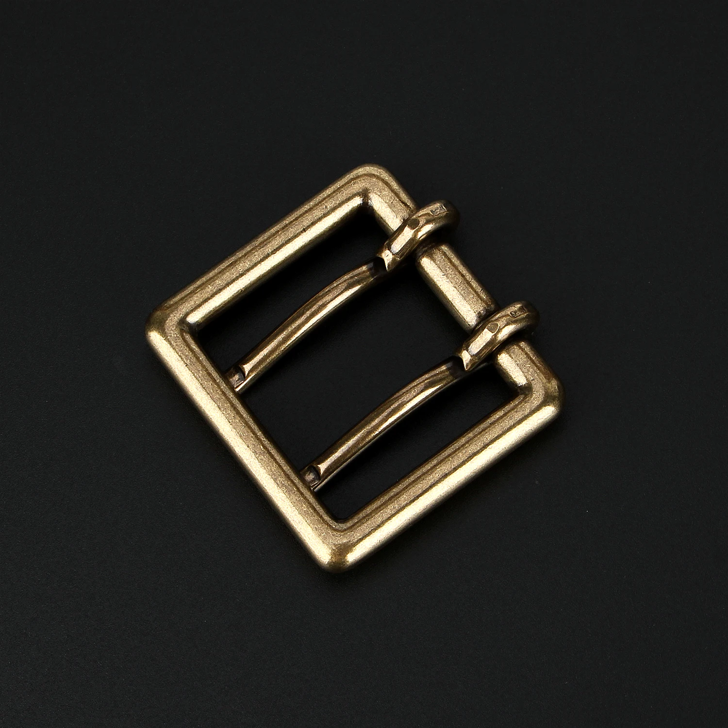 1 قطعة 40 مللي متر دبوس مزدوج الصلبة النحاس العتيقة برونزية حزام مشبك كاوبوي الغربية حزام مشبك للرجال حزام جلد الحرفية أجزاء الرجال