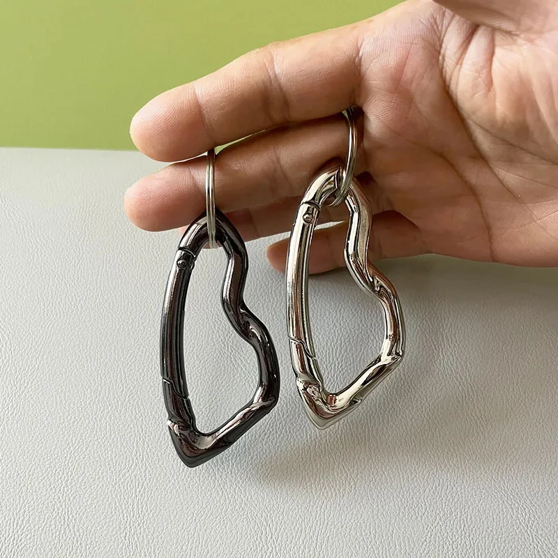 Men Alloy Carabiner Blackout Mountaineering Keychain Oval Multifunctional Belt Buckle Accessories Key Ring Unisex