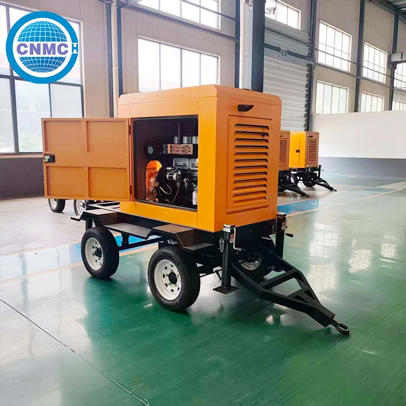 High Quality Mobile Diesel Water Pump Truck Heavy Steel Frame Low Noise For Pond Water Transfer Drought Relief Works