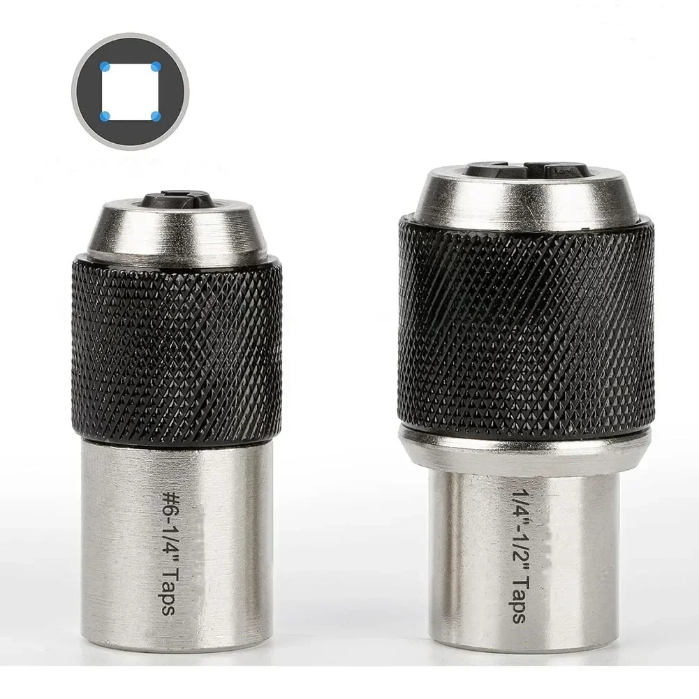 Adjustable Tap Socket Sleeve 6-1/2 Inner Hole 3/8 Tap Removal Tool Tap Chuck With Adjustable Jaw For 3/8inch Square Drive Wrench