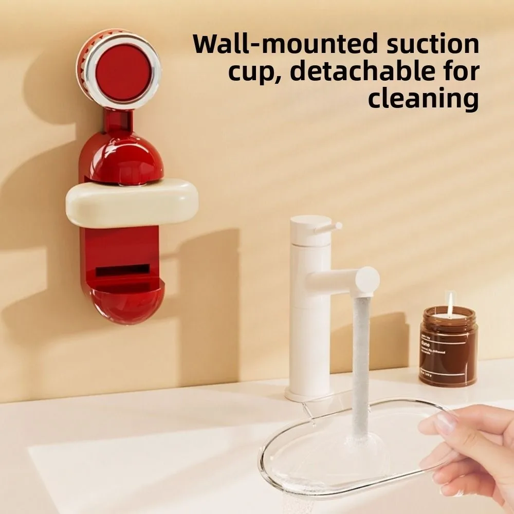 

Magnetic Suction Cup Soap Holder Creative Detachable Bathroom Soap Rack Moisture-proof Punch-Free Wall Mounted Soap Box Kitchen