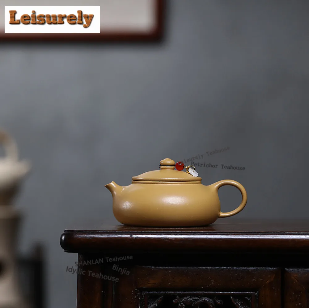 

170 мл Роскошные чайники Исин из фиолетовой глины, горшок ручной работы с гравировкой, чайник из необработанной руды, грязевой чайник, китайский чайный сервиз Цзыша, подарки для рукоделия