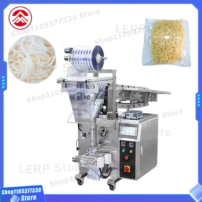 Automatic Wet Noodle Packaging Machine Small Bucket Chain Type Fresh Food Packing Equipment for Cheap Price High Efficiency