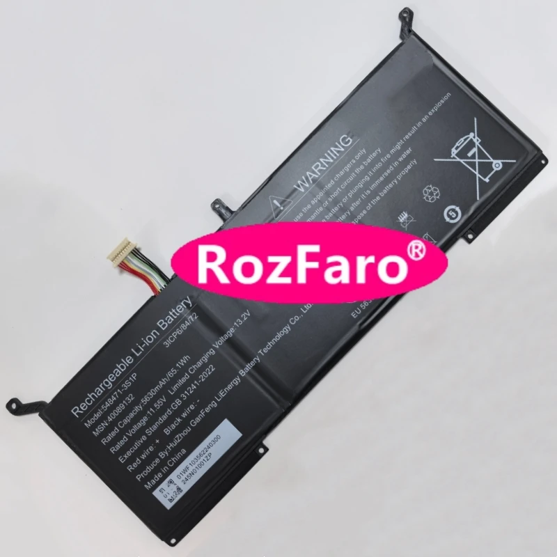 

Аккумулятор для ноутбука RozFaro 548471-3S1P 40089132 для Medion Sprchrgd 14 S1 S2 Elite MD62636 MD62637 MD62695 MD62721 MD62722 MD62723