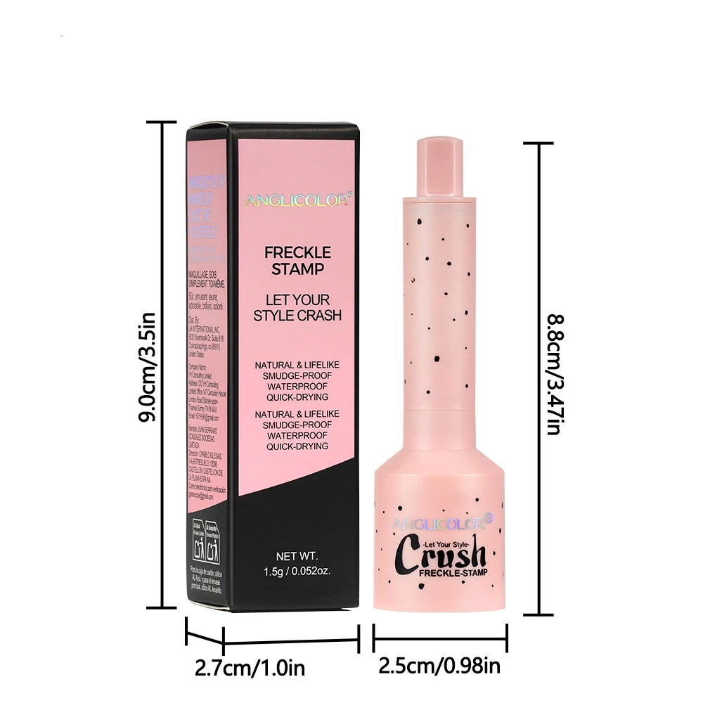 Penna per lentiggini finte per il viso Correttore realistico impermeabile Penna per macchie di punti Matite per lentiggini marroni morbide naturali Strumento per il trucco Cosmetici