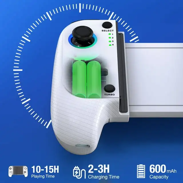 لوحة ألعاب DinoFire MC101 اللاسلكية بتقنية البلوتوث مصممة لجهاز Xbox Game Pass Ultimate، Steam Link، Arcade، GeForce Now، White