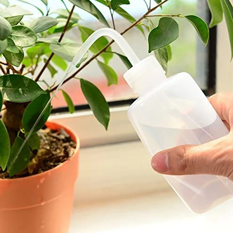 플라스틱 곡선 물병, 다육 물병, 250ml + 500ml, 10 개 식물 및 꽃