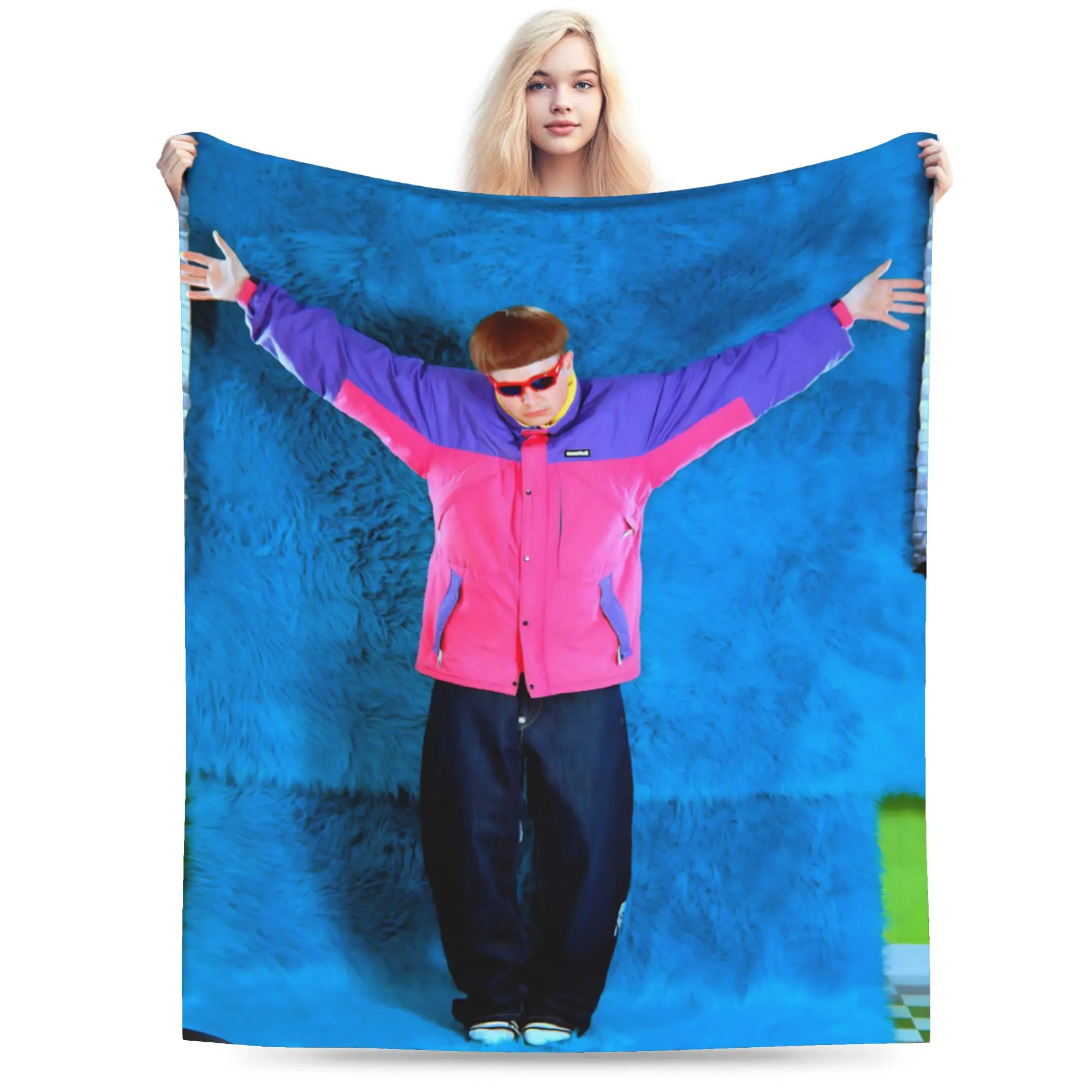 RIP Oliver Tree 1993-2026 Blanket Cozy Soft  Throw Blankets for Bed 50x60 Inch Multi-size Bedspread
