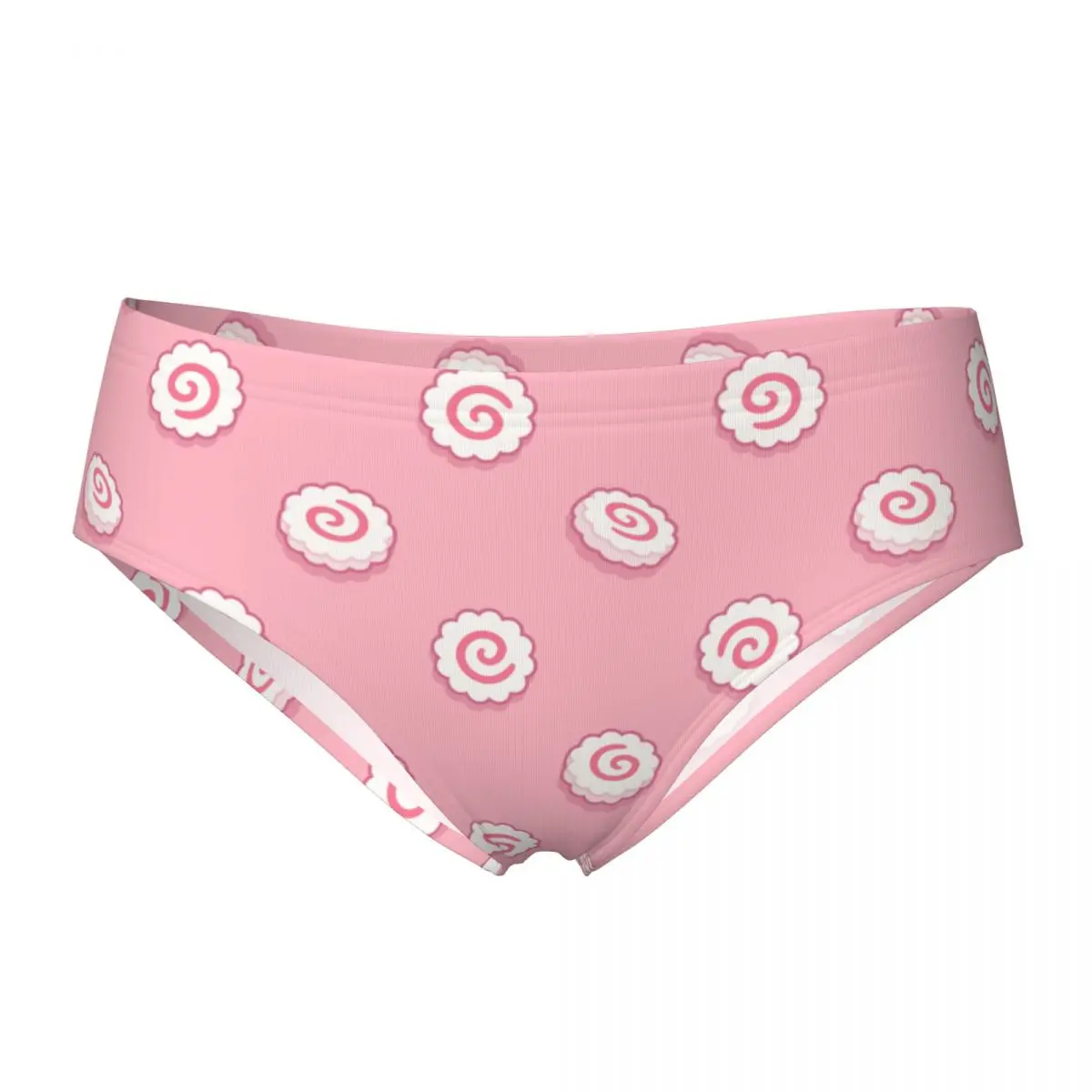 Calzones con estampado de comida japonesa Narutomaki, ropa interior para mujer, calzoncillos suaves Akatsuki para mujer