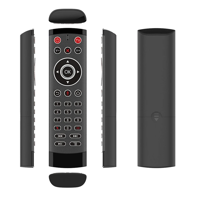 T1 Pro 2.4G Wireless Air Mouse Gyro Remote Control Voice Control 29 Keys Mini Keyboard For Android TV Box