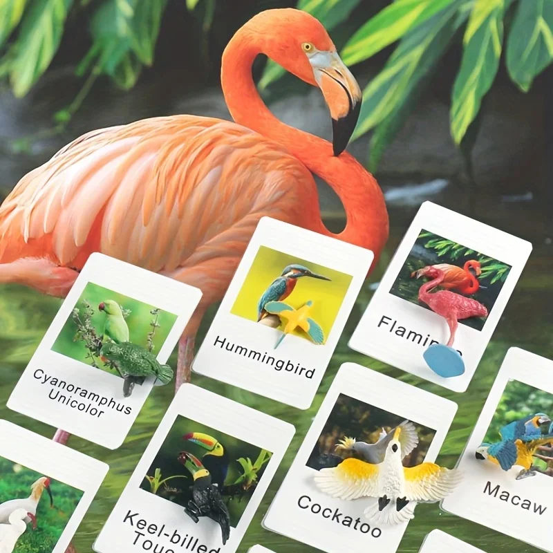 Montessori Animal Matching Card,Language Learning Cognitive Kids Educational Toy Insect Farm Zoo Preschool Toddler 1 2 Years Old