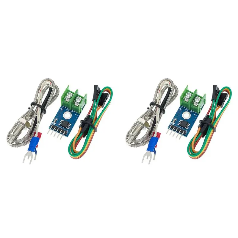 

BAAJ-2X MAX6675 Module With K Type Thermocouple Sensor High Accuracy Measurement Tool High Temperature Measurable Module