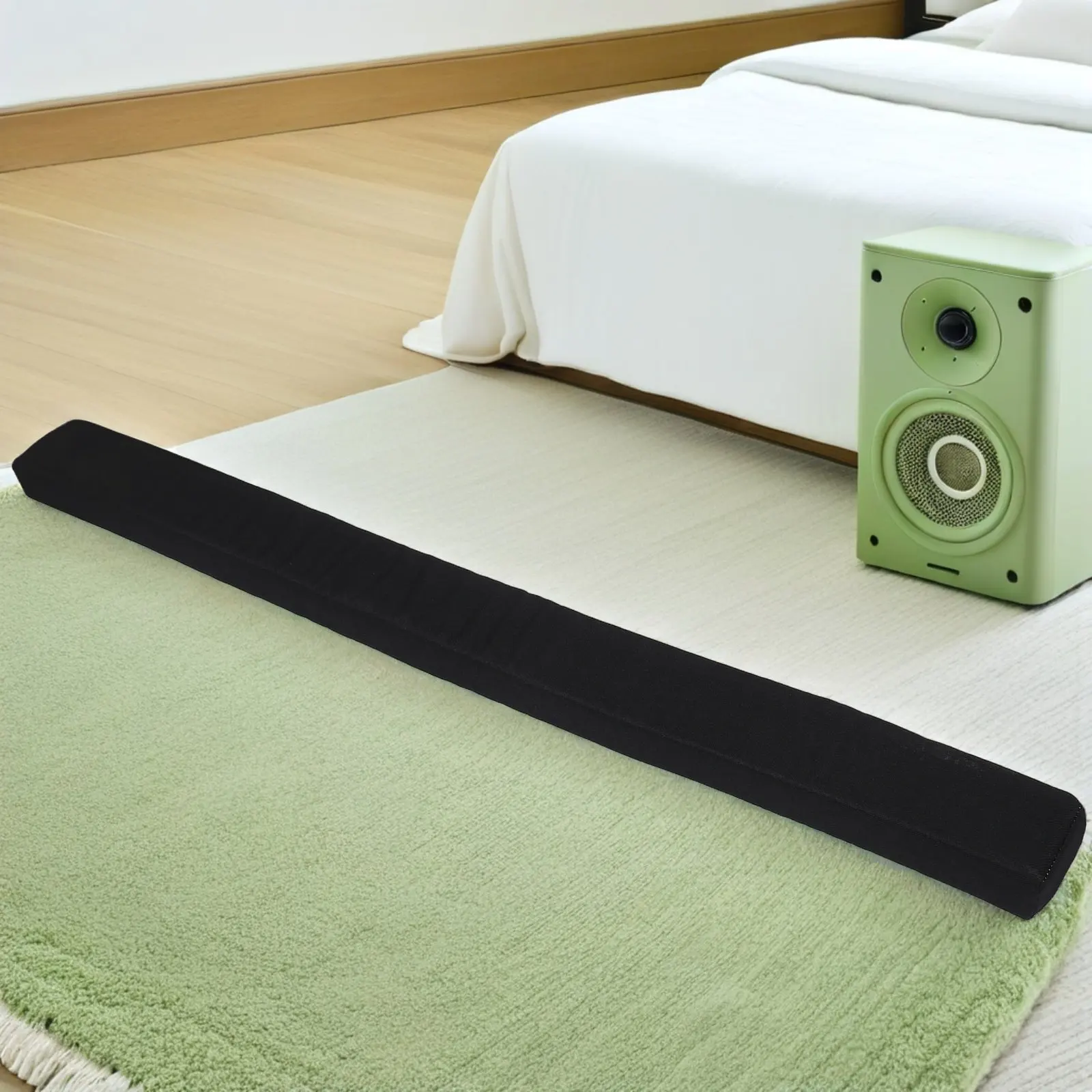 Mattress Gap Extender Bed Gap Filler High-Density Sponge Removable Cover Headboard Crack Stopper Wall Space Filler