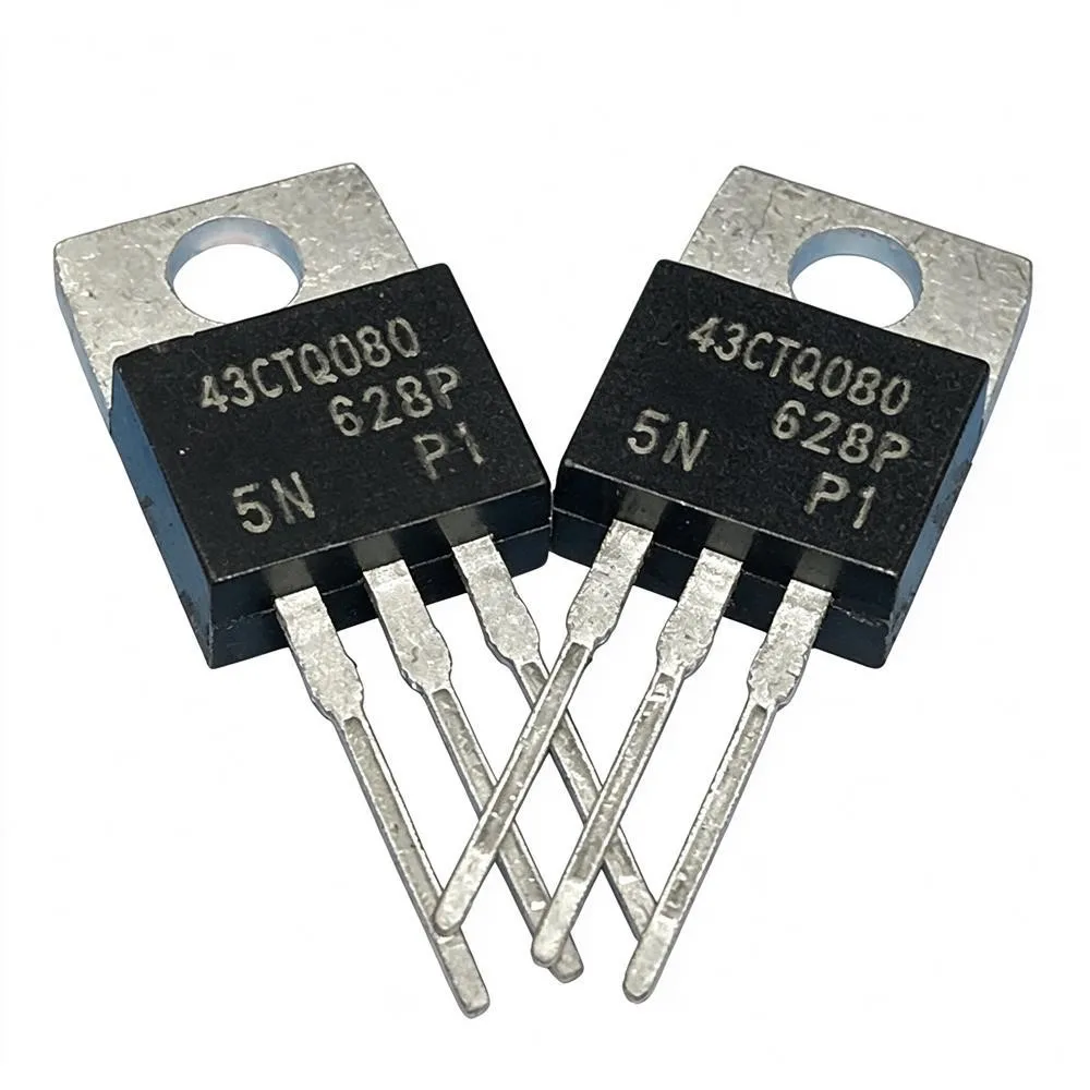 5PCS 43CTQ080 40A 80V CEP830G 500V 5A 2SK2043 K2043 600V 2A CMB80N70 68V 80A IRF614B 250V 2.8A P4NK60Z STP4NK60Z 600V 4A