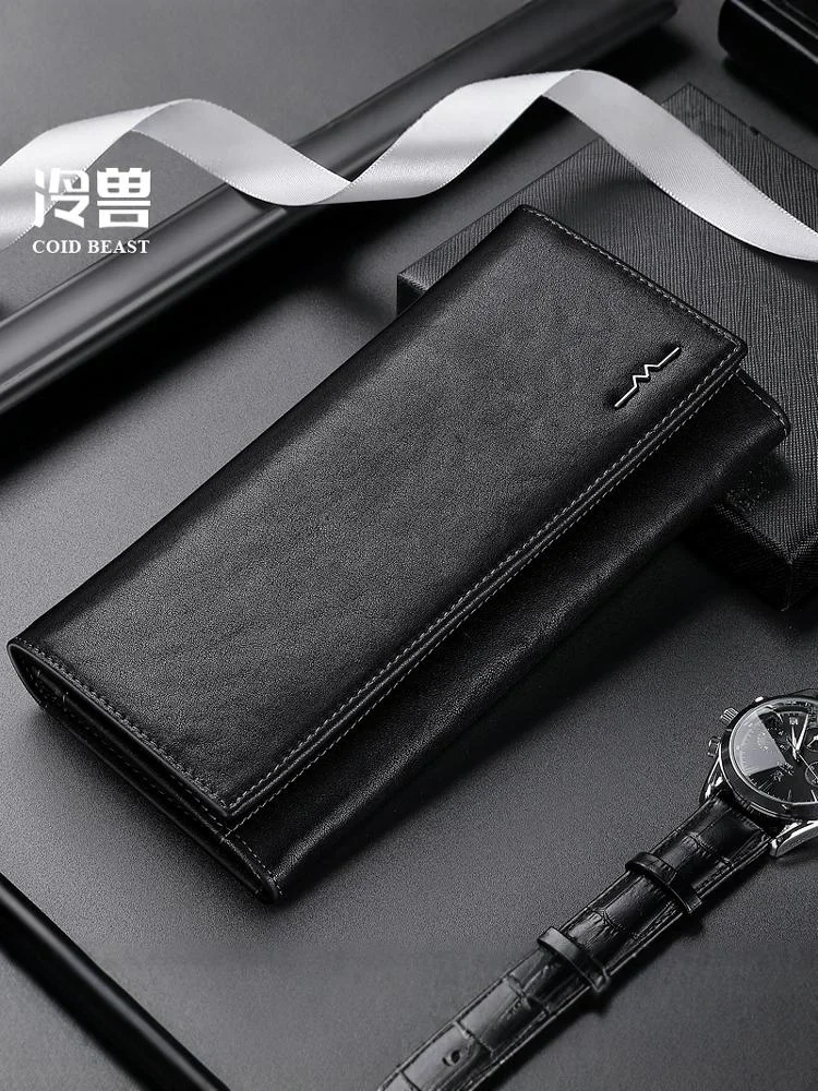 long-leather-wallet-for-men-soft-genuine-cowhide-new-2025-model-internal-zipper-design-business-style-vertical-structure