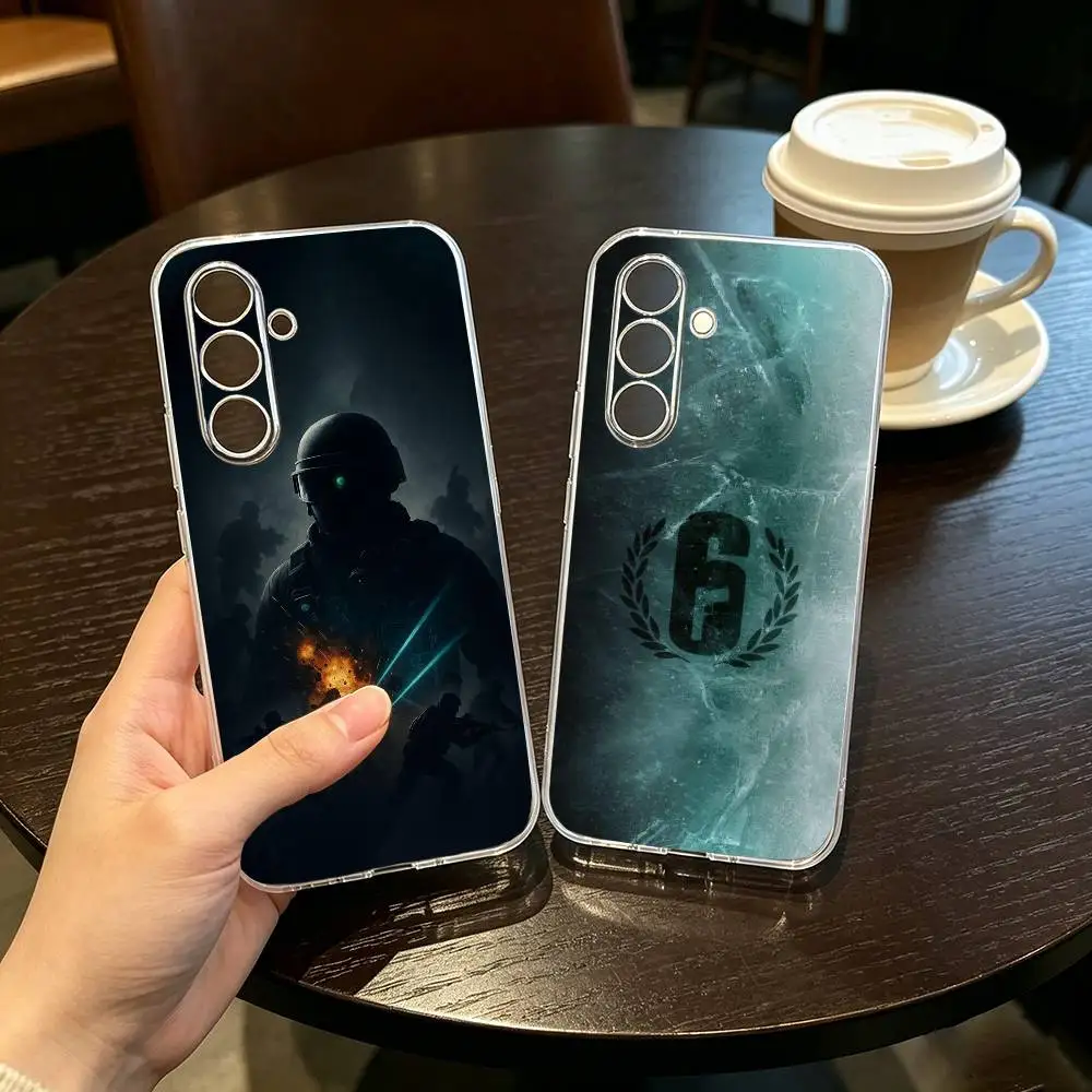 Чехол для телефона R-Rainbow Six Siege Graphica для Samsung A10,12,20,21S,30,31,40,50,51,52,70,71, прозрачный чехол