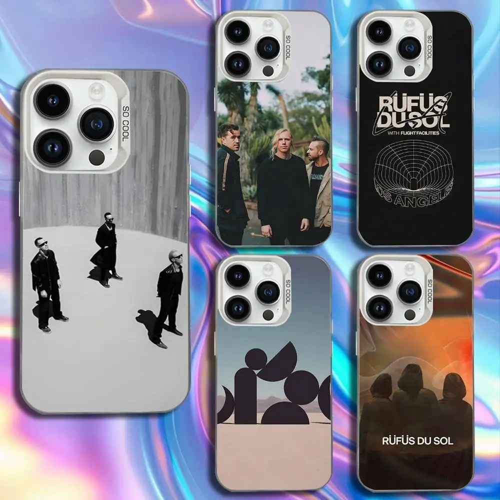 

Rufus Du Sol Inhale Exhale Phone Case For iPhone 16,15,14,13,12,11,Mini,Pro,SE,MAX White Matte Shockproof Cover