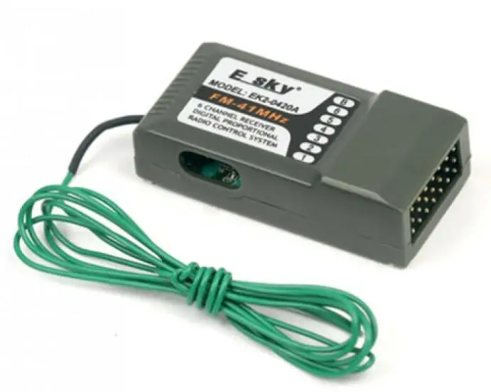 ESKY Belt-CP V2 CPX KING 2 3 EK2-0420A EK2-0422 41mhz 000100 Receiver for Futaba JR FM PPM PWM 41M 40mhz