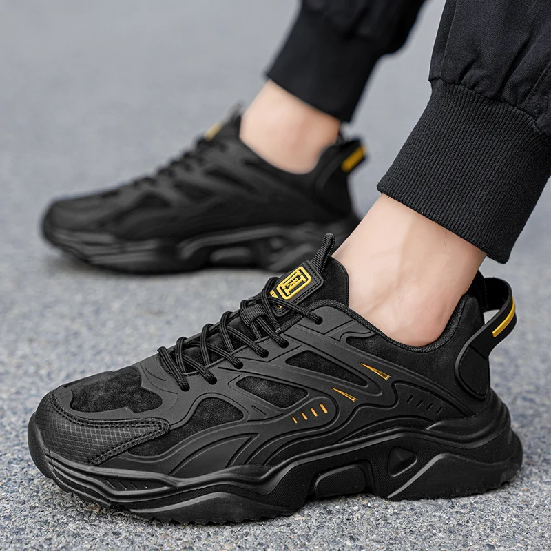 Autumn New Model Mesh Sports Running Shoes, Lightweight, Breathable, Fashionable and Versatile Thick-soled Dad Shoes Size 39-46